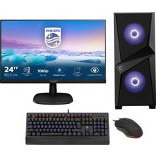 Go Gamer GA648DS Amd Ryzen 5 4500 16GB 512GB SSD + 1tb HDD GTX1050TI Windows 10 Pro 23,8" Masaüstü Bilgisayar