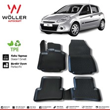 Wöller Renault Clio 3 Paspas 2006 2012 Arası 3D Havuzlu Wöller Paspas