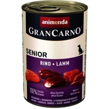 Animonda Gran Carno Senior Kuzu Etli Yaşlı Köpek Konservesi 400 gr