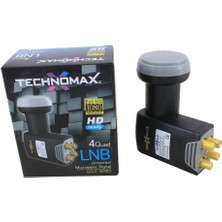 Epilons Technomax Çanak Uydu 4'lü Lnb Gold Seri Hd