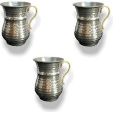 Ymn Bakırcılık 1 No Çelik Ayran Bardağı 6 Adet