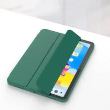 Dexmon Apple iPad 10. Nesil 2022 Kılıf Stant Özellikli Katlanabilir Ön Kapak Darbe Emici Silikon Smart Cover