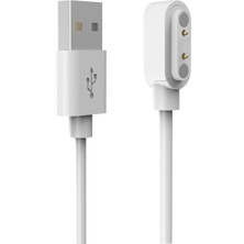 Nanlly Akıllı Izleme Şarj Kablosu Taşınabilir 2 Pin USB Xgo2 Çocuklar Için Beyaz Izle (Yurt Dışından)