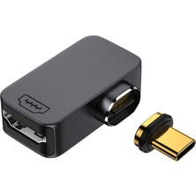 Nanlly Manyetik Tip C Konektörü Taşınabilir USB C Cihazları Stil A (Yurt Dışından)