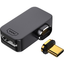 Nanlly Manyetik Tip C Konektörü Taşınabilir USB C Cihazları Stil A (Yurt Dışından)