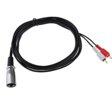 Nanlly Xlr Y Sonrter Yama Kablosu 1 Xlr Erkek - 2 Rca Erkek Fiş (Yurt Dışından)