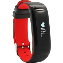 Nanlly Fitness Band Aktivite Bileklik Bileklik Adımları Mesafe Uyku Kalori Hatırlatma Kırmızı (Yurt Dışından)