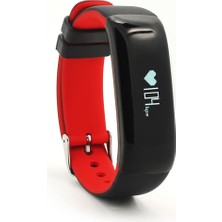 Nanlly Fitness Band Aktivite Bileklik Bileklik Adımları Mesafe Uyku Kalori Hatırlatma Kırmızı (Yurt Dışından)