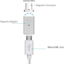 Nanlly 2 x Mikro USB Dişi - 3.1 Erkek Tip Veri Adaptör Dönüştürücü (Yurt Dışından)