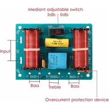 Nanlly 2pieces 3 Yollu Hoparlör Crossover Ses Frekans Bölücüleri Araba Için (Yurt Dışından)