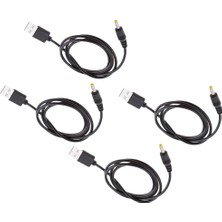 Nanlly 4x USB - Dc Kablosu 1.7mmx4.0mm Şarj Kablosu (Yurt Dışından)