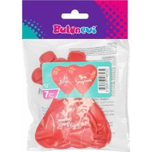 Balonevi TLV8174 Seni Seviyorum Kalpli Balon 7li -Balonevi