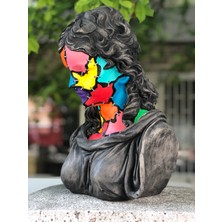 Hedgehog Art Shop Hera 'colorful Zombie' Dekoratif Heykel, Pop Art Roma Yunan Heykelleri