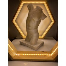 Hedgehog Art Shop Tors 'white' Dekoratif Heykel, Pop Art Roma Yunan Heykelleri