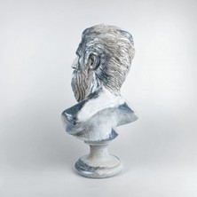 Hedgehog Art Shop Poseidon 'silver Moss' Dekoratif Heykel, Pop Art Roma Yunan Heykelleri