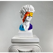 Hedgehog Art Shop David 'rock'n Roll' Dekoratif Heykel, Pop Art Roma Yunan Heykelleri
