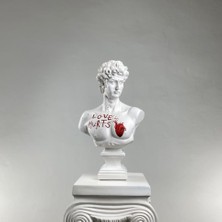 Hedgehog Art Shop David 'love Hurts' Dekoratif Heykel, Pop Art Roma Yunan Heykelleri