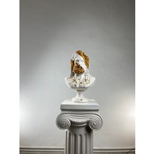 Hedgehog Art Shop Zeus 'god But Gold' Dekoratif Heykel, Pop Art Roma Yunan Heykelleri