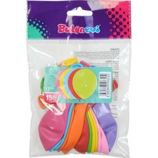 Balonevi THB7825 Doğum Günü Baskılı Balon 12 Inç 9lu- Balonevi