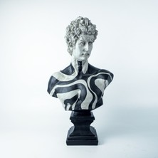 Hedgehog Art Shop David 'black Wave' Dekoratif Heykel, Pop Art Roma Yunan Heykelleri