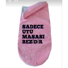 Silva Pembe Ütü Masası Bezi