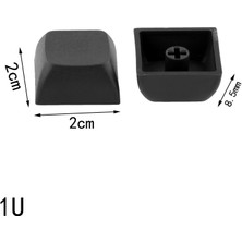 Sharplace 10 Adet 1u Key Kapaklar Oyun Severler Siyahlar Için Mekanik Klavye  (Yurt Dışından)