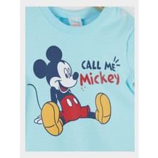 Mickey Mouse  Erkek Bebek Body Alt ve Şapka 3'lü Set