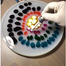 Hobizubi Alkol Bazlı Mürekkep Boya  15 cc -Bordo Ebru Pigment