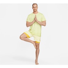 Nike Yoga Dri-Fıt Erkek Yeşil Spor T-Shirt Bol Kesim DM6583-736