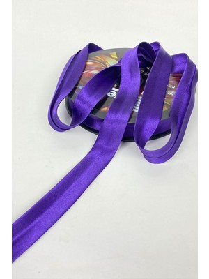 Hayalperest Boncuk Mor Saten Biye 2cm 1mt