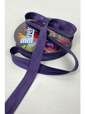 Hayalperest Boncuk Koyu Mor Saten Biye 2cm 1mt