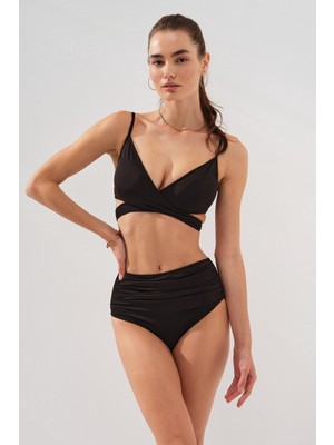 Pierre Cardin Sasha Belden Bağlamalı Yüksek Bel Bikini Takım  231236