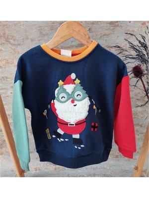 Rigel Noel Baba Baskılı , Çocuk Sweatshirt