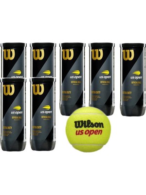 Wilson 7 Kutu Us Open Tenis Topu Vakum Ambalajda