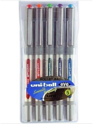 Uni-Ball UB-157 Eye Roller Pilot Kalem 0.7 mm Karışık 5 Renk