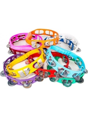 Hayalperest Boncuk Kına Gecesi Gelin Tefi 30 Adet Plastik Renkli Tefler