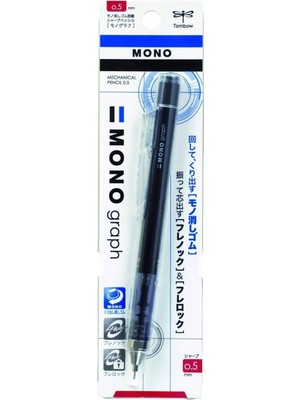 Tombow Mono Graph 0.5 mm Siyah Mekanik Kurşun Kalem Kalite Yazım Deneyimi
