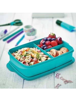 Tupperware 3 Bölmeli Beslenme Kutusu 1 Lt