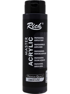 Rich Master Akrilik 500 cc Siyah