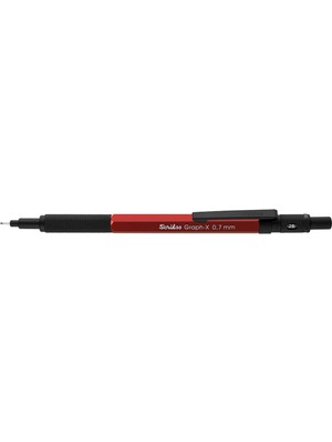 Scrikss Graph-X versatil ( 0.7 mm ) Kırmızı Şeffaf Ambalaj