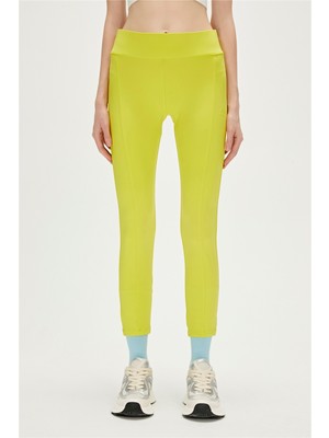 Bad Bear Cut Out Sülfür Yeşil Uzun Kadın Tayt