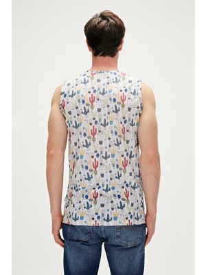 Bad Bear Areole Tank-Top Beyaz