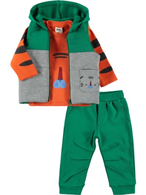 Civil Baby Erkek Bebek Takım 6-18 Ay Yeşil