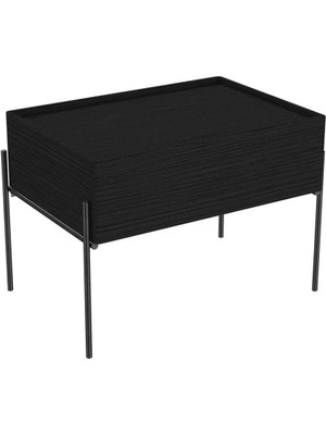 VitrA Equal 64107 Alt Ünite, 60 cm, Hareli Siyah Meşe