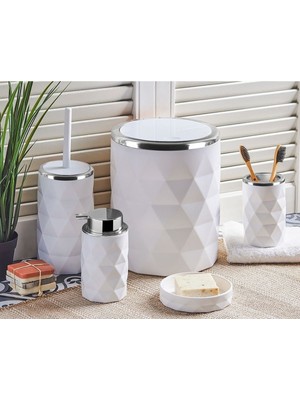 Perotti Diamond Akrilik 5 Parça Banyo Seti