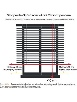 Brillant Stor Zebra Perde Ekru MZ508 200 x 260 cm