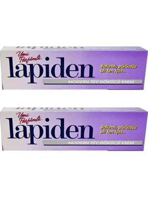 Lapiden Tüy Dökücü Krem Parfümlü 50GR 2li Set