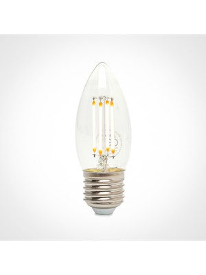 Orbus C37 4W Filament Bulb Clear E27 400LM RA80 220 - 240V/50Hz Ampul - 2700K Sarı Işık