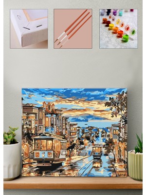 Carmen Sayılar Boyama Seti - Tramvay