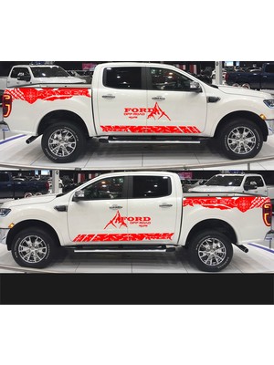 Melek Pazarı Ford Ranger Gövde Off Road 4x4 Araba STICKER-S1833